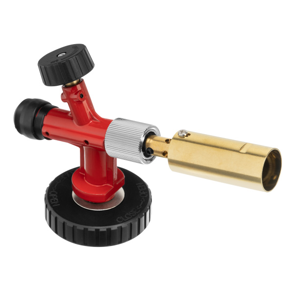 Профессиональная горелка на газовый баллон, пьезоподжиг, металлический корпус Matrix цена