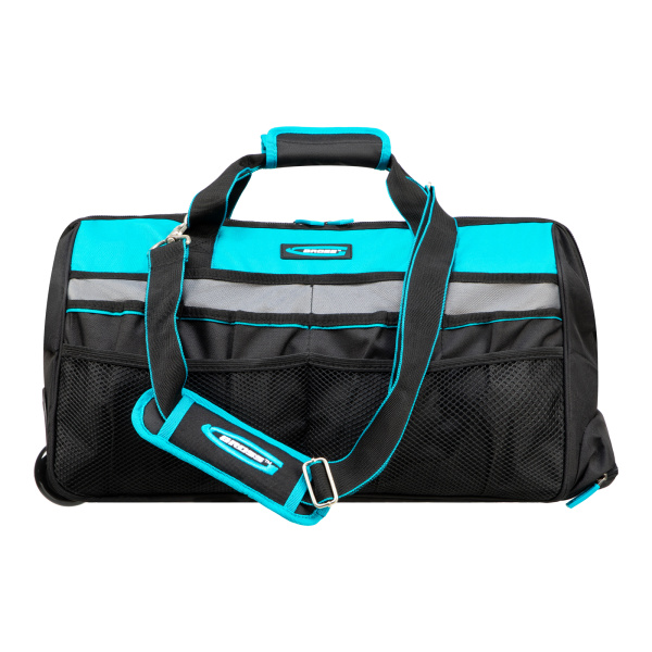 Сумка для инструмента, 500х280х290мм, выдвижная рукоятка, колеса, наплечный ремень Gross цена