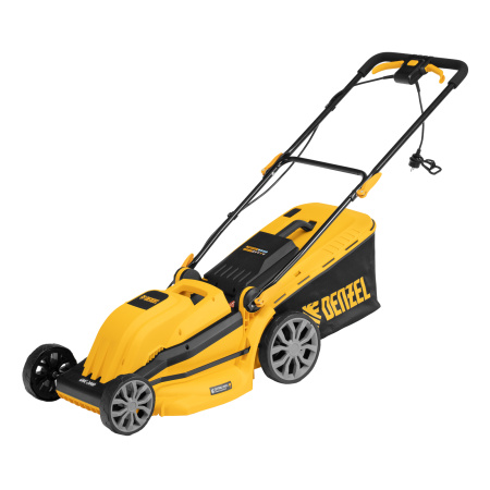 Газонокосилка электрическая GMC-2000, шир. 44см, 2000 Вт, 6 уров., травосб. 45 л Denzel цена