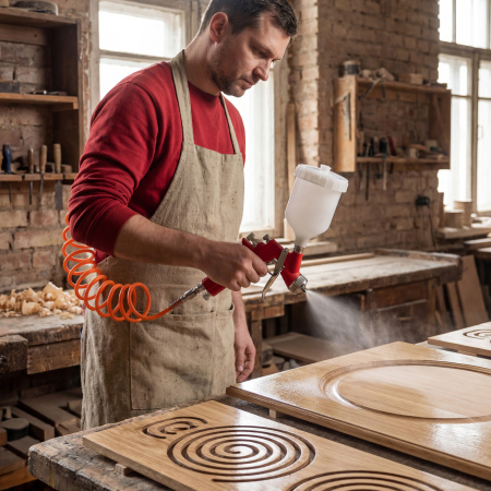 Краскораспылитель HP пневмат. с верхним бачком V= 0,6 л, сопло диаметром 1.7 мм Matrix цена