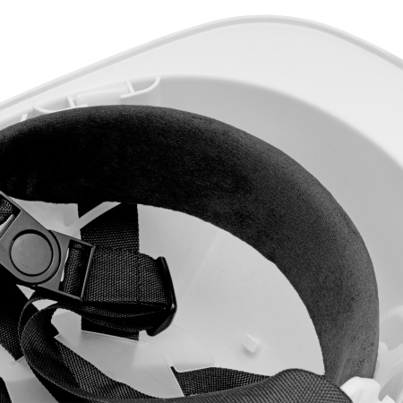 Каска защитная ударопрочная, ABS/PC, плавная регулировка, модель «Форвард» (К-05)белая Denzel цена