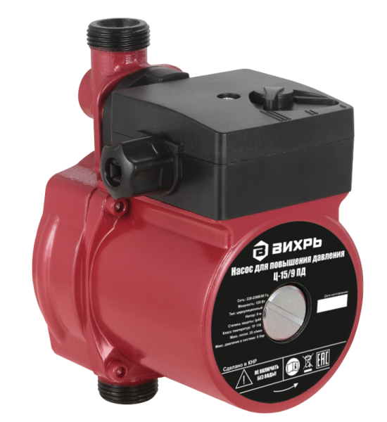 Насос для повышения давления Вихрь Ц-15/9 ПД 68/7/13