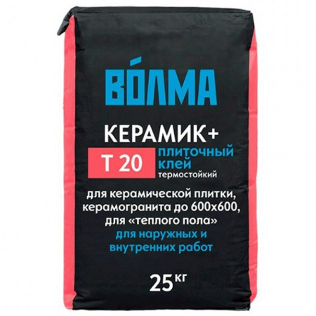 Клей плиточный Волма Керамик Плюс 25 кг Клей плиточный Волма Керамик Плюс 25 кг