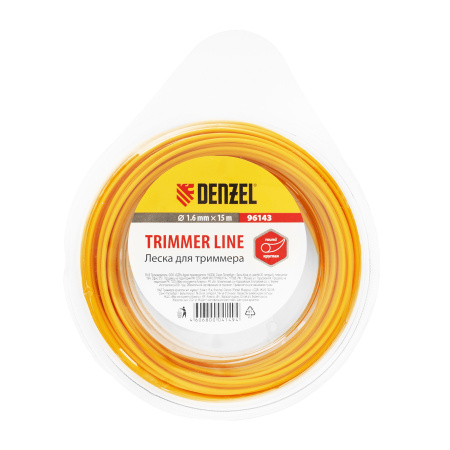 Леска для триммера круглая, 1.6 мм х 15 м Denzel цена