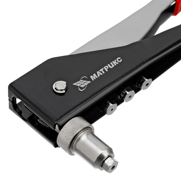 Заклепочник, 250 мм, переставной 0-90 градусов, заклепки 2.4-3.2-4.0-4.8 мм Матрикс цена