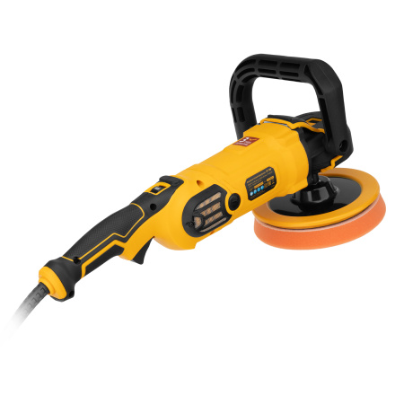 Машина полировальная CP-180, 1400 Вт, 180 мм, 0-3000 об/мин Denzel цена