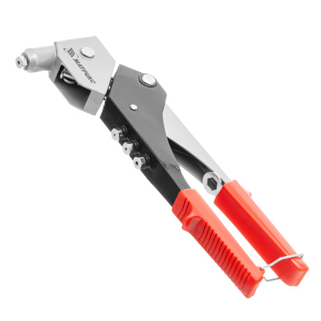 Заклепочник, 263 мм, поворотный 0-360 градусов, заклепки 2.4-3.2-4.0-4.8 мм Матрикс цена