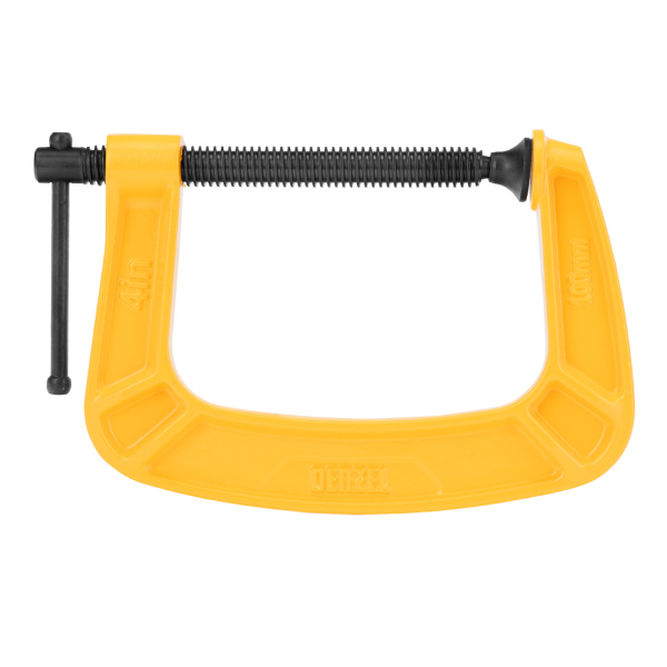 Струбцина G-образная, усиленная, 100 мм Denzel цена