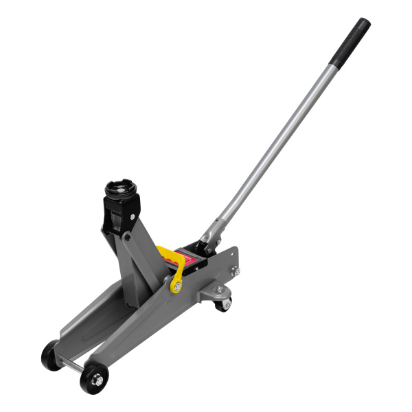 Домкрат гидравлический подкатной, 2 т, высота подъема 135-385 мм, в пластиковый кейсе Matrix цена