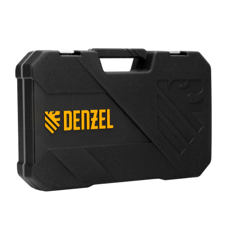 Набор инструментов, 1/2", 1/4", CrV, S2, пластиковый кейс, 94 предмета Denzel