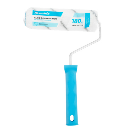 Валик "Грейтекс", 180 мм, ворс 12 мм, D 36 мм, D ручки 6 мм, полиакрил Matrix цена