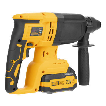 Перфоратор аккумуляторный бесщет. RHH-BL-20-28, 3 Дж, Li-Ion, 20 В// Denzel