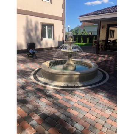 Тротуарная плитка Старый город классика 60 мм черный