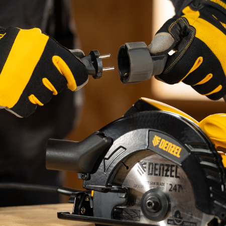 Пила циркулярная CSD-165, 1400 Вт, 165 мм Denzel