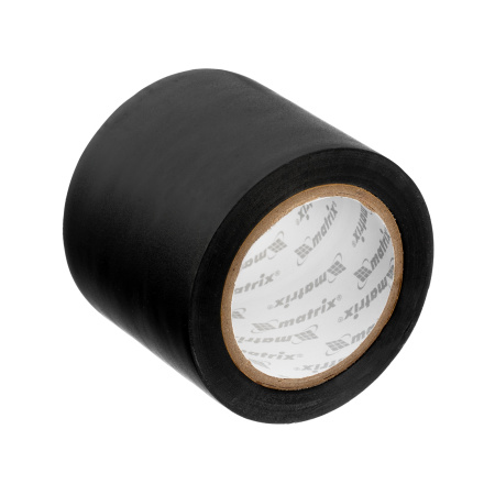 Изолента черная, 50 мм х 10 м Matrix цена
