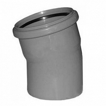 Отвод ПП 110х15 для внутренней канализации ПОЛИТЭК