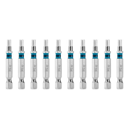 Бита HEX 4х50мм, сталь S2, шестигр., 10 шт. Gross