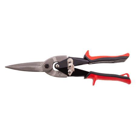 Ножницы по металлу, удлиненные, 285 мм, пряморежущие, обрезиненные рукоятки Matrix