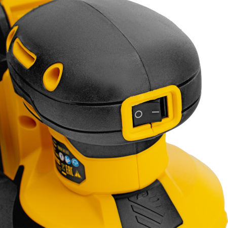 Машина шлифовальная эксцентриковая аккумуляторная CROSH-20-125, Li-Ion, 20 В// Denzel цена