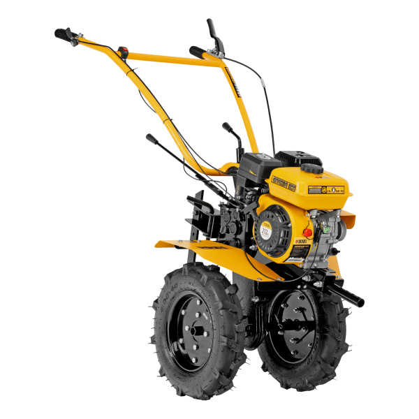 Мотоблок DPT-370S, 7 л.с., ремен.сцеп, фрез 3х4, ШОМ, передачи 3В/1Н Denzel