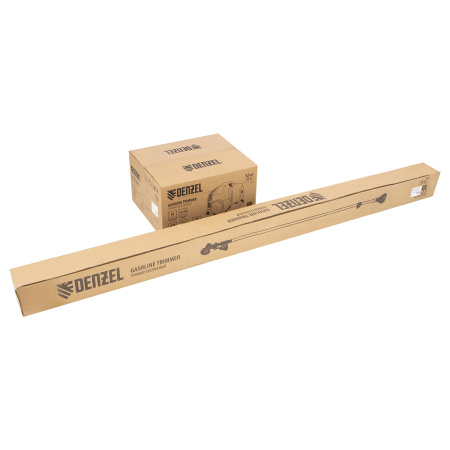 Триммер бензиновый DT 52, 52 см3, 3 л. с, неразъемная штанга, состоит из 2 частей Denzel цена