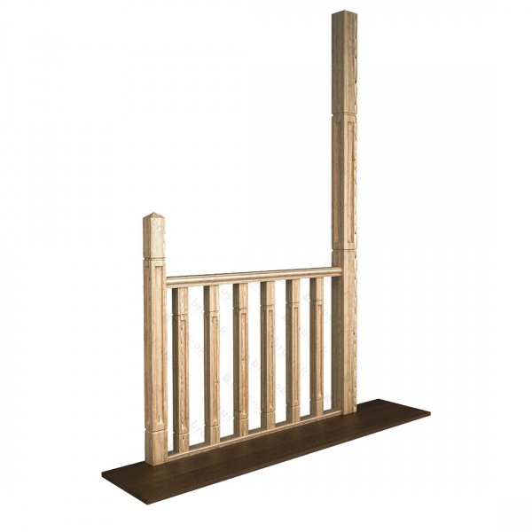 Балясина №6 50х50х900 мм Сосна сорт АА