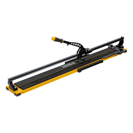 Плиткорез рельсовый 1200х16мм, каретка на подш., стальная станина, усил. рукоятка-пенал Denzel цена