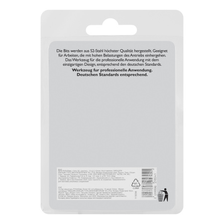 Бита PH3х50мм, сталь S2, шестигр., 10 шт. Gross