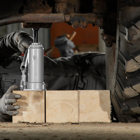 Домкрат гидравлический бутылочный, 8 т, высота подъема 230-457 мм Matrix цена