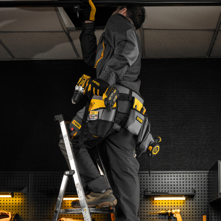 Пояс монтажника, сумки поясные, кобура для шуруповерта Denzel цена