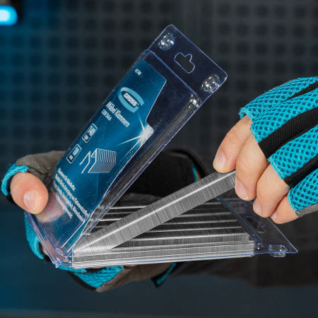 Скобы, 10 мм, для мебельного степлера, усиленные, тип 140,1250 шт Gross цена