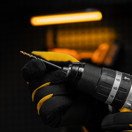 Сверло спиральное по металлу 3,5 x 70 мм, Р6М5, Golden Tip , 2шт. Denzel