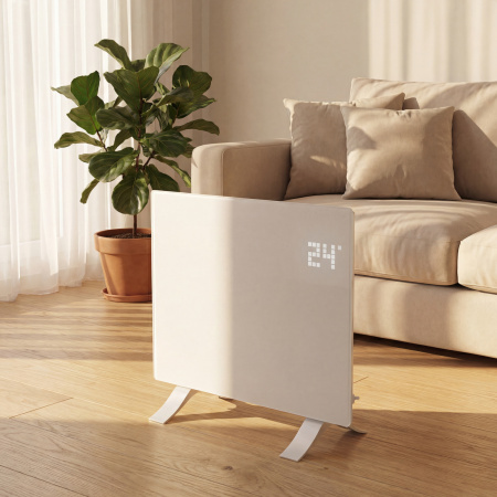 Конвектор электрический OptiPrime-1000, Wi-Fi, тачскрин, цифровой термостат, 1000 Вт Denzel