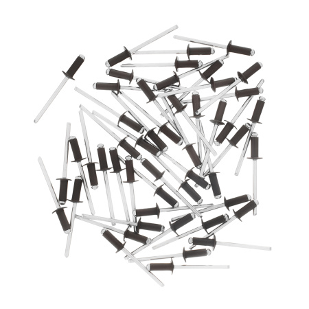 Заклепки 4.0 х 10 мм RAL 8017, темно-коричневый, 50 шт Matrix цена