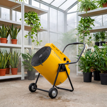 Тепловая пушка SFH-15000, 400 В, 1600 м3/ч, вентилятор 3 режима, 9000/15000 Вт Denzel