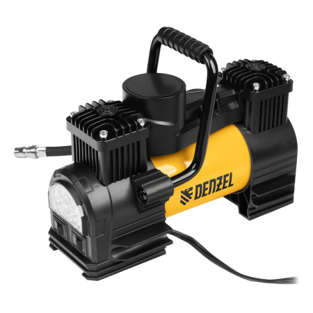 Компрессор автомобильный AC-75, 12 В, 10 атм., 75 л/мин, LED Denzel цена