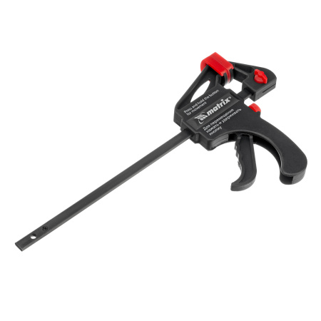 Струбцина универсальная F-образная, 150 х 265 х 45 мм, пластмассовый корпус Matrix цена