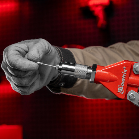 Заклепочник двуручный, для заклепок 3.2-4.0-4.8-6-6,4 мм Matrix Professional цена