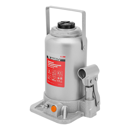 Домкрат гидравлический бутылочный, 20 т, h подъема 244-449 мм Matrix цена