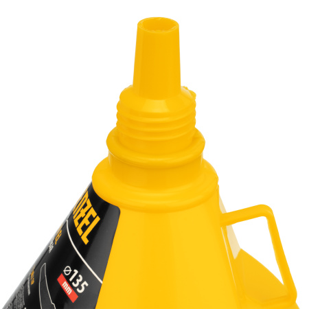 Воронка пластиковая 135 мм с металлическим ситом и гибким наконечником Denzel цена