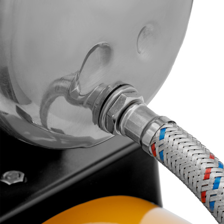 Насосная станция PS800X, 800 Вт, 3200 л/ч, ресивер 24 л, подъем 38 м, нержавейка Denzel