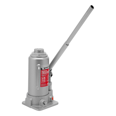 Домкрат гидравлический бутылочный, 12 т, высота подъема 230-465 мм Matrix цена