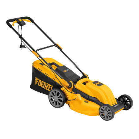 Газонокосилка электрическая GMC-2000, шир. 44см, 2000 Вт, 6 уров., травосб. 45 л Denzel цена