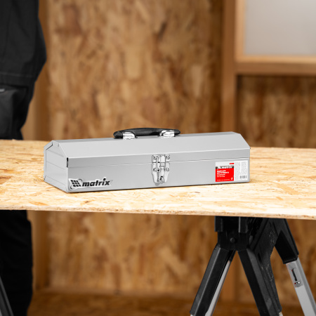 Ящик для инструмента, 410 х 154 х 95 мм, металлический Matrix цена