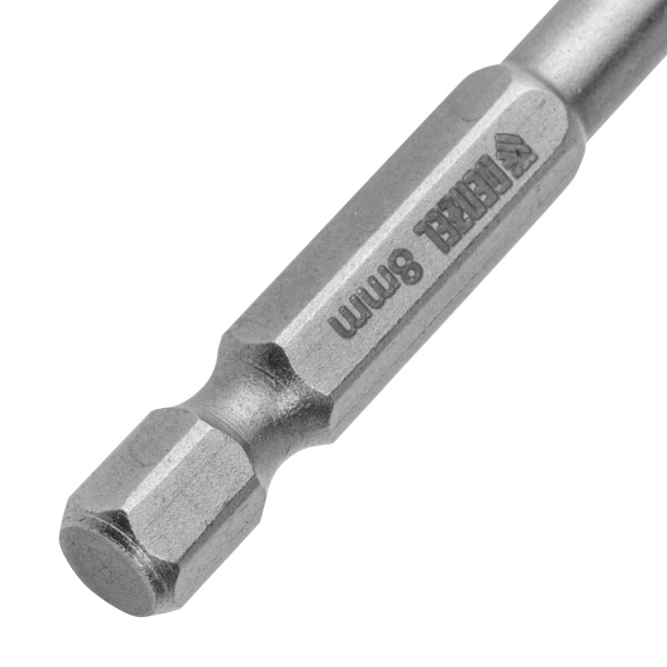 Сверло по керамической плитке 8 мм, крестовая пластина, шестигранный хвостовик// Denzel