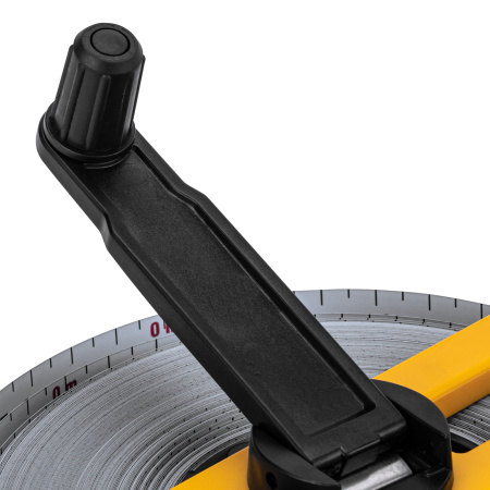 Рулетка геодезическая 50 м х 13 мм, открытый корпус, металлическая лента Denzel цена