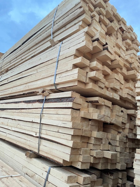 Доска обрезная 1-2 Сорт 50х100х6000 мм Хвоя