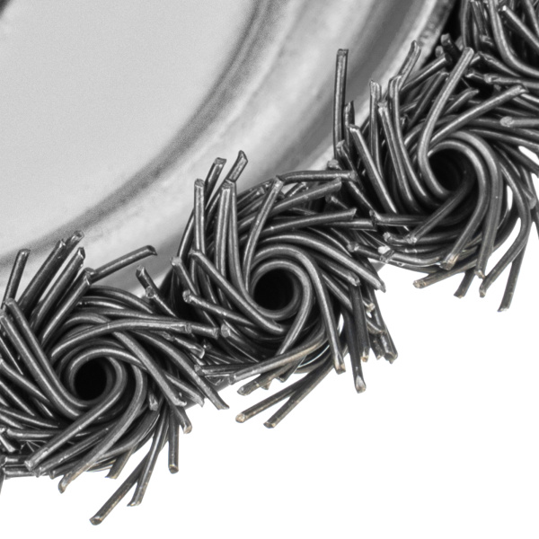 Щетка для УШМ, 150 мм, М14, "чашка", крученая проволока 0.8 мм Matrix