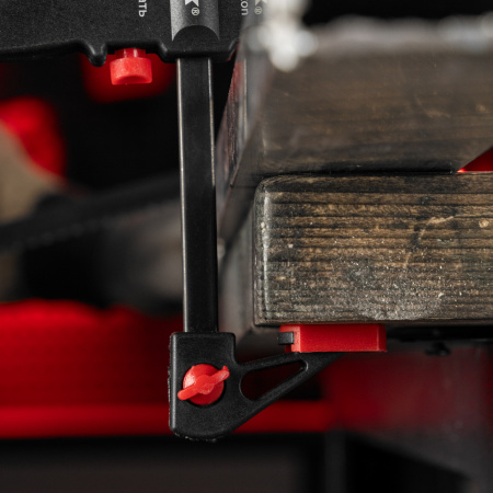 Струбцина универсальная, быстрозажимная, F-образная, 450 х 565 х 45 мм, пластиковый корпус Matrix цена