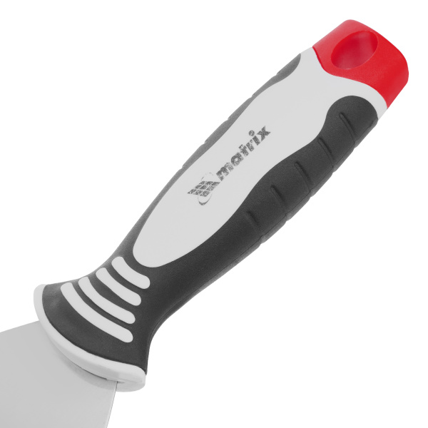 Шпательная лопатка из нержавеющей стали, 100 мм, трехкомпонентная ручка Matrix цена